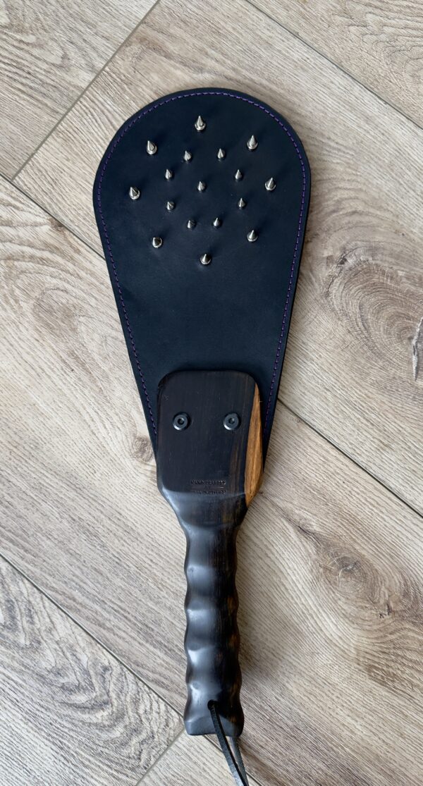 Studded Paddle with Custom Leather